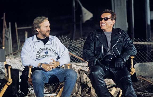 James Cameron Arnold Schwarzenegger Terminator 2